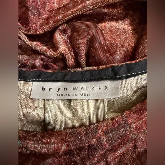 bryn Walker Fran Top in the Moondance featuring velvet burnout fabric Blouse - Picture 7 of 9